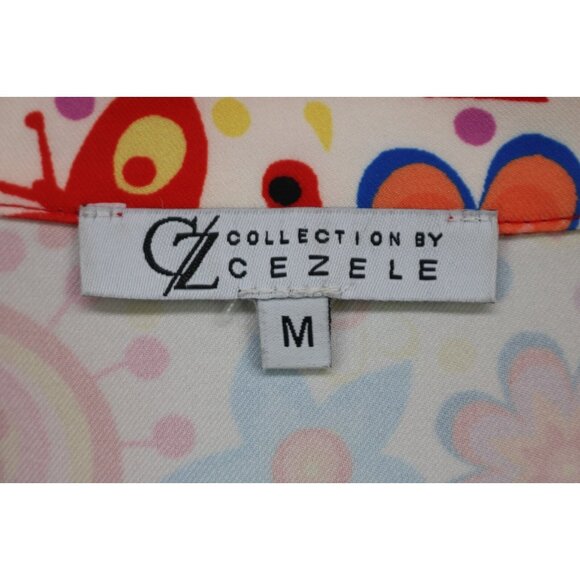 CZ Cezele Silky 3/4 Bell Sleeve Hippie Dress-Tassels-Size Medium-BOHO - Picture 6 of 12